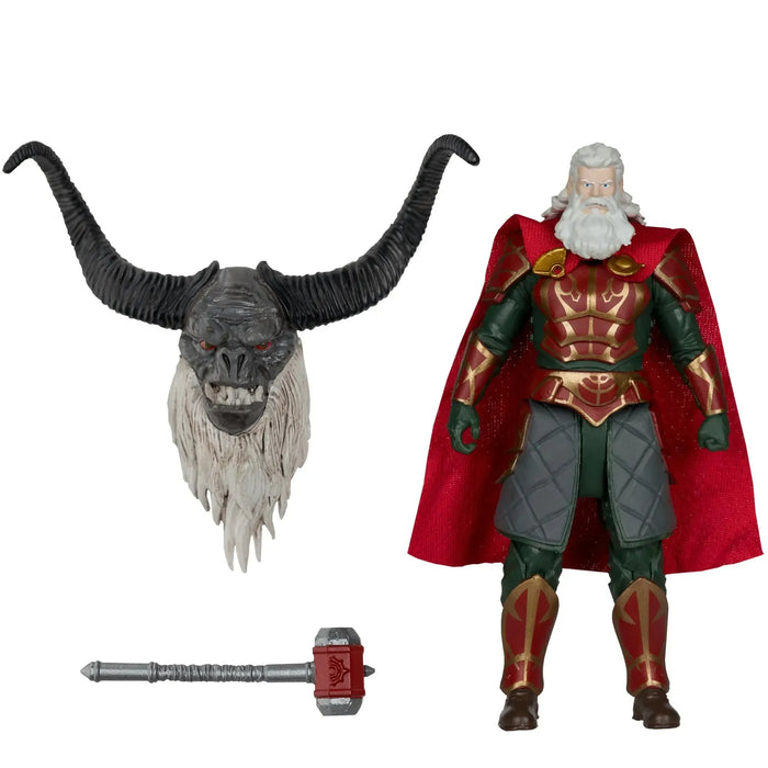 The Lord of the Rings: The War of the Rohirrim - Helm Hammerhand Action Figure (4.25") - McFarlane Toys - [Build a Figure: Snow Troll] - (2024)
