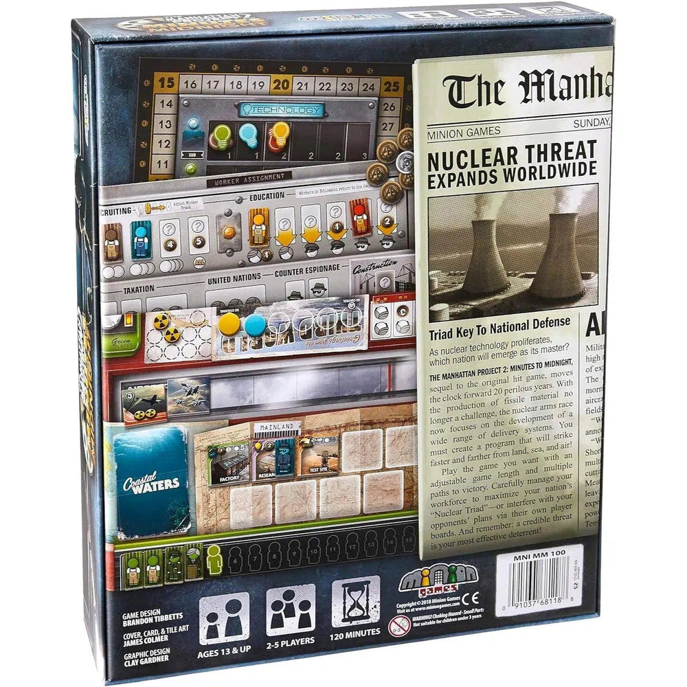 The Manhattan Project 2: Minutes to Midnight - Board Game - Minion Games
