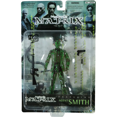 The Matrix - Agent Smith (Matrix Code Variant) Action Figure (6