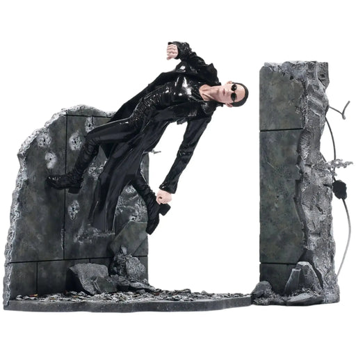 The Matrix - Lobby Scene Trinity Diorama Figure - McFarlane Toys - Matrix Series 1 - (2003)