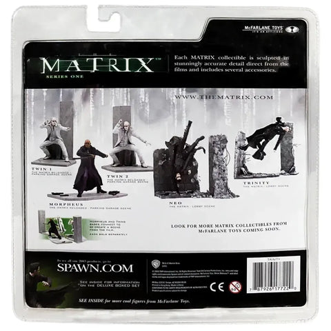 The Matrix - Lobby Scene Trinity Diorama Figure - McFarlane Toys - Matrix Series 1 - (2003)
