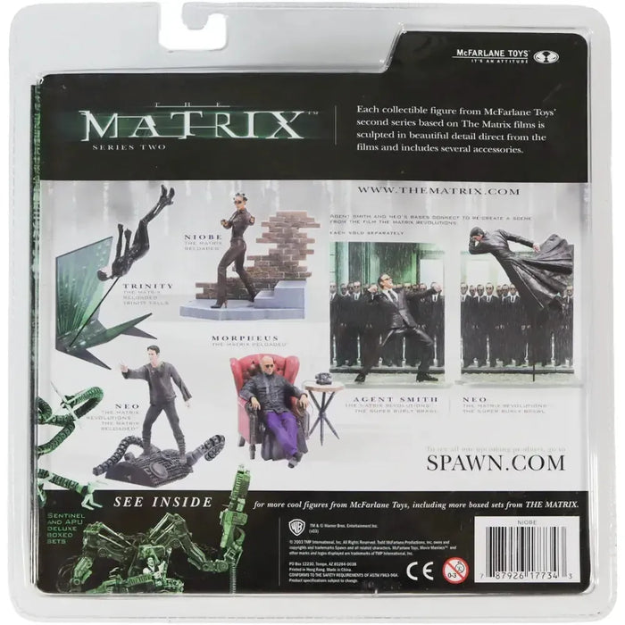 The Matrix Reloaded - Stairway Escape Scene Niobe Action Figure - McFarlane Toys - Matrix Series 2 - (2003)