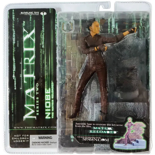 The Matrix Reloaded - Stairway Escape Scene Niobe Action Figure - McFarlane Toys - Matrix Series 2 - (2003)