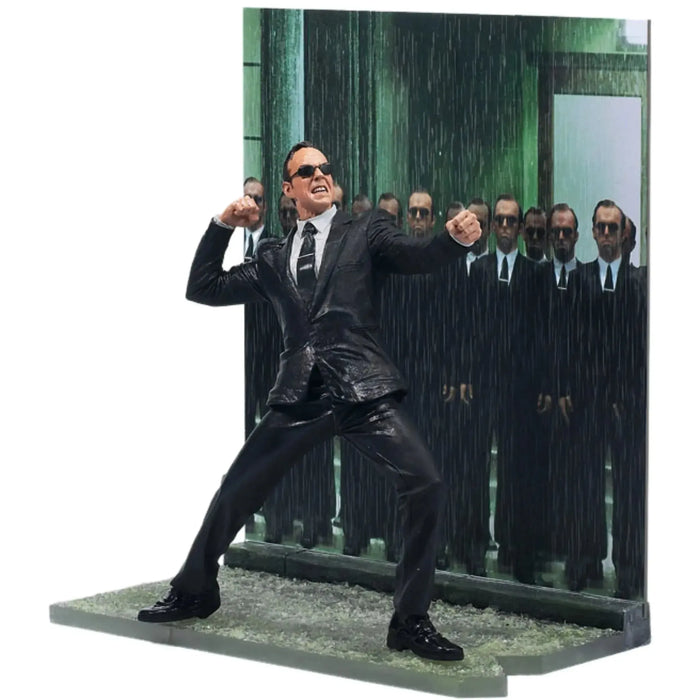 The Matrix Revolutions - Super Burly Brawl Scene Agent Smith Action Figure - McFarlane Toys - Matrix Series 2 - (2003)