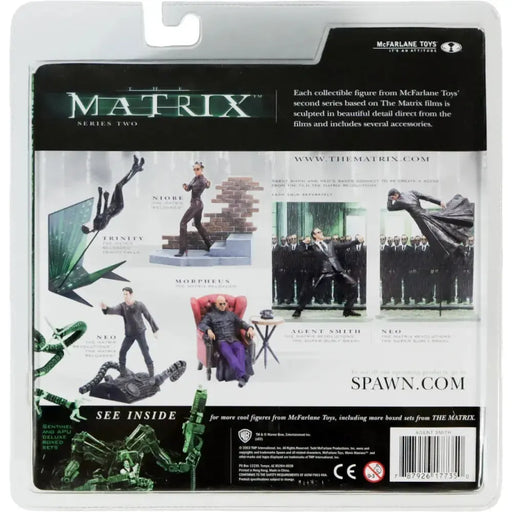 The Matrix Revolutions - Super Burly Brawl Scene Agent Smith Action Figure - McFarlane Toys - Matrix Series 2 - (2003)