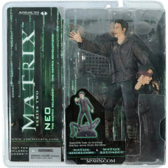 The Matrix Revolutions & The Matrix Reloaded - Blindfolded Neo Action Figure - McFarlane Toys - Matrix Series 2 - (2003)