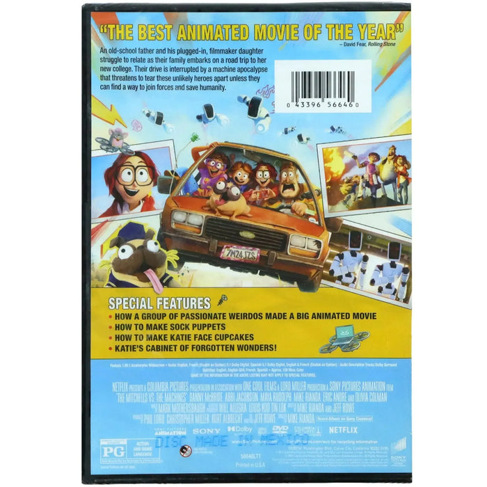 The Mitchells vs. The Machines | Animated Movie | DVD
