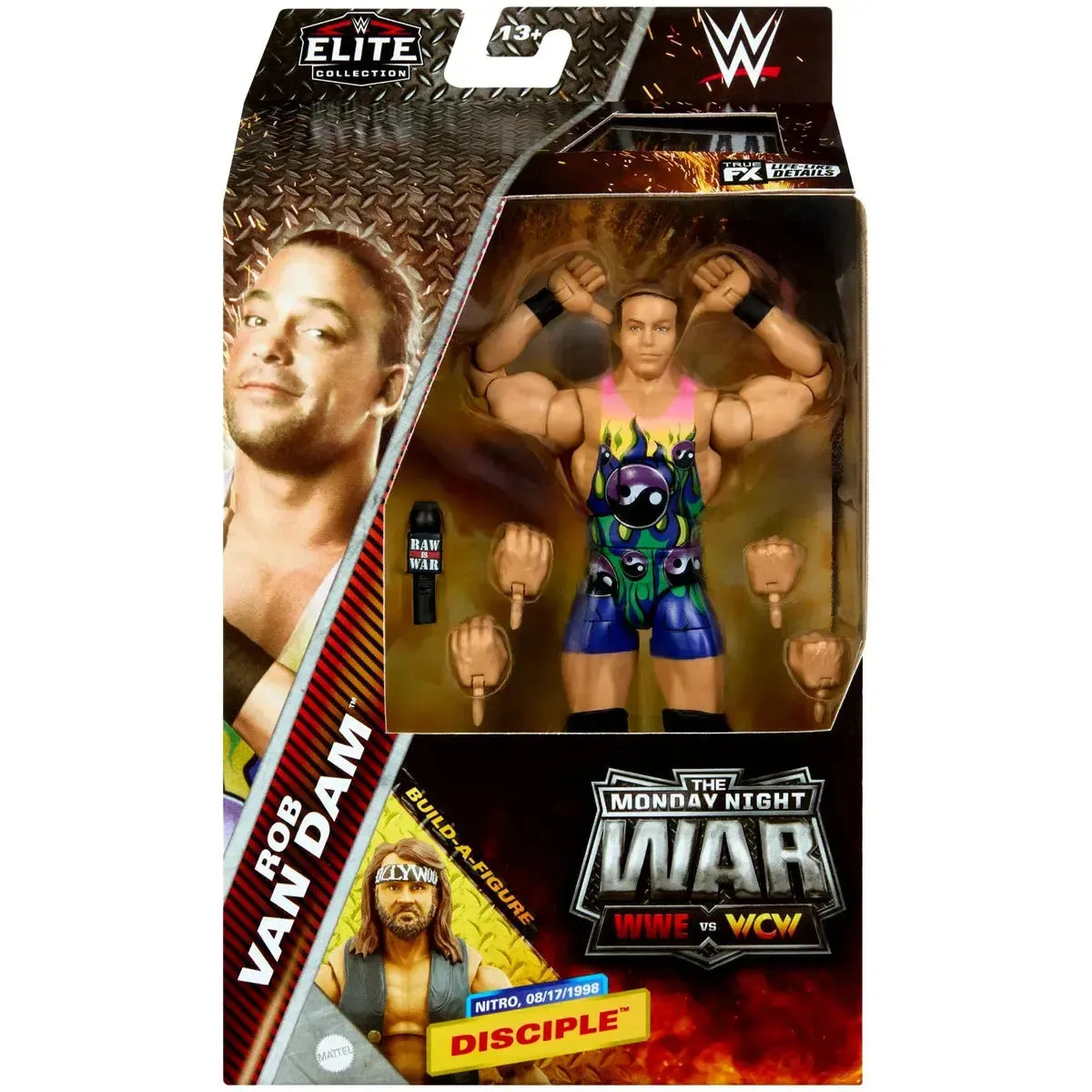 WWE vs. WCW - Rob Van Dam Elite Figure (6