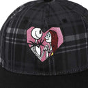 The Nightmare Before Christmas - Jack & Sally In Love Hat (Plaid, Embroidered) - Bioworld