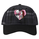 The Nightmare Before Christmas - Jack & Sally In Love Hat (Plaid, Embroidered) - Bioworld