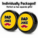 The Original Dad Joke Button | Funny Dad Jokes Gift for Dad | Fathers Day Gifts, Dad Birthday Gift from Daughter Son | Gag Gifts for Men, White Elephant Gifts for Adults