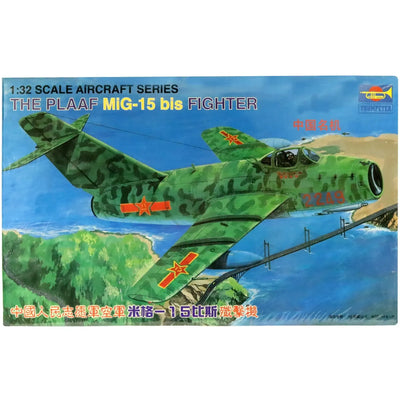 The PLAAF Mikoyan-Gurevich MiG-15bis Fighter Military Plane Model Kit (1:32 Scale) - Trumpeter