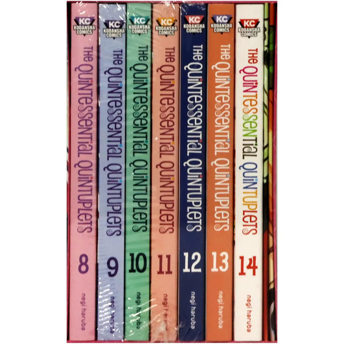 The Quintessential Quintuplets Manga Box Set - Part 2 (Vol. 8-14, Paperback) - Negi Haruba