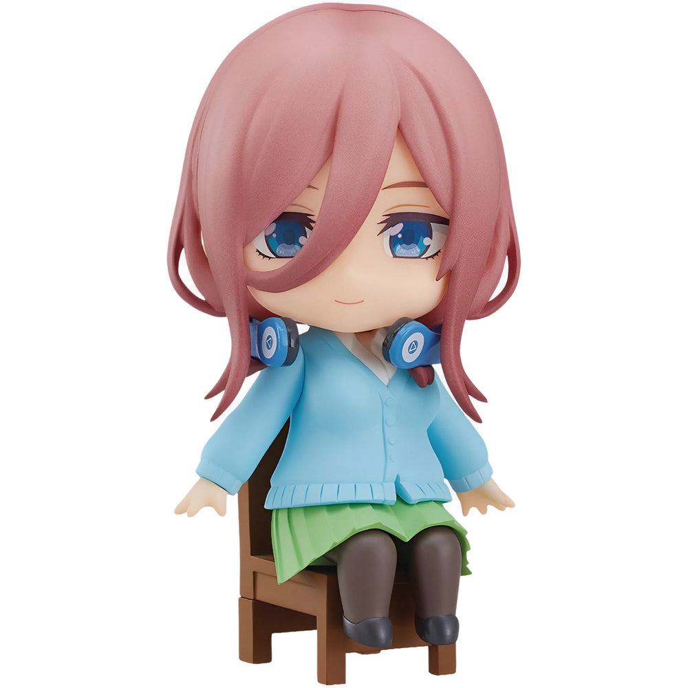 The Quintessential Quintuplets: The Movie - Miku Nakano Sitting Figure - Good Smile Company - Nendoroid Swacchao! Series