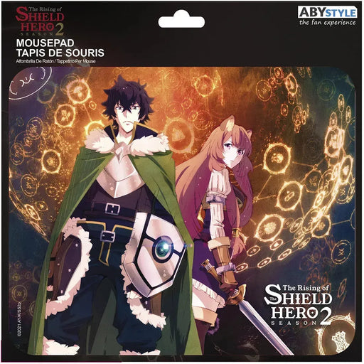 The Rising of The Shield Hero [Season 2] - Naofumi & Raphtalia Mousepad (9.25"x7.75") - ABYstyle