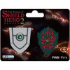 The Rising of the Shield Hero [Season 2] - The Legendary Shield & Rage Shield Pin Badge Set (2