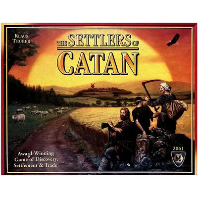 The Settlers of Catan - Strategy Civilization Board Game for Family and Adults (3-4 Players, Age 10+) - Mayfair Games (2012)