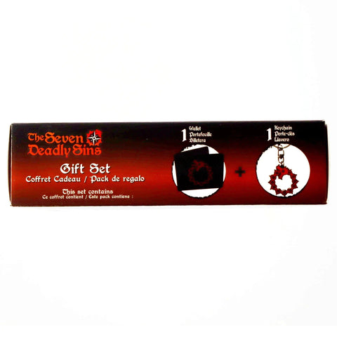 The Seven Deadly Sins - 7 Sins Symbol Wallet & Keychain Gift Set - ABYstyle