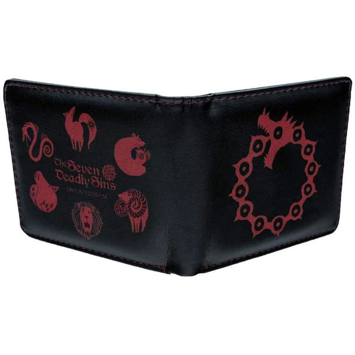 The Seven Deadly Sins - 7 Sins Symbol Wallet & Keychain Gift Set - ABYstyle