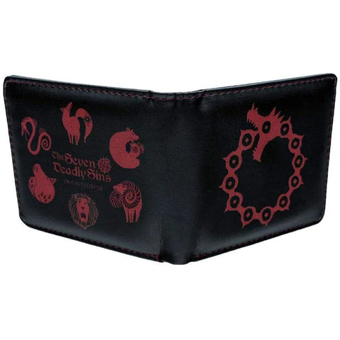 The Seven Deadly Sins - 7 Sins Symbol Wallet & Keychain Gift Set - ABYstyle