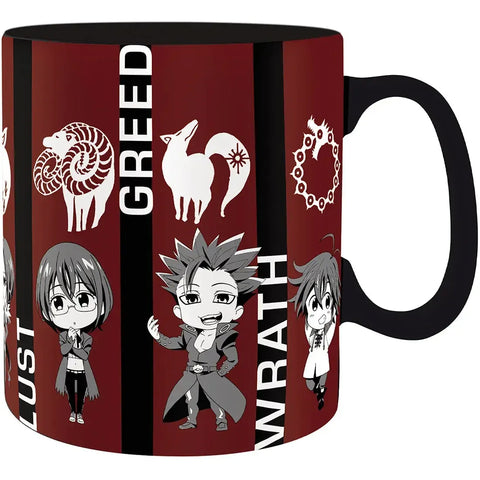 The Seven Deadly Sins - Chibi Characters Mug (Ceramic, 16 oz.) - ABYstyle
