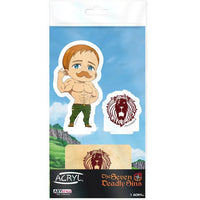 The Seven Deadly Sins - Chibi Escanor Standee Figure (3.75" Acrylic) - ABYsty...- Image 1