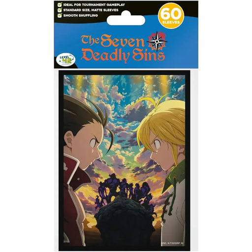 The Seven Deadly Sins - Confrontation Art Protective Card Sleeves (60 Count, Standard Size) - Japanime Games - Player's Choice Game Accessories Series