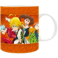 The Seven Deadly Sins - Meliodas, Ban, Diane, and King Mug (Ceramic , 11 oz.)...- Image 2