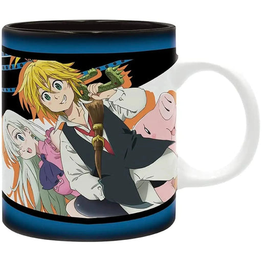 The Seven Deadly Sins - Meliodas, Elizabeth & Hawk Mug (Ceramic, 11 oz.) - ABYstyle