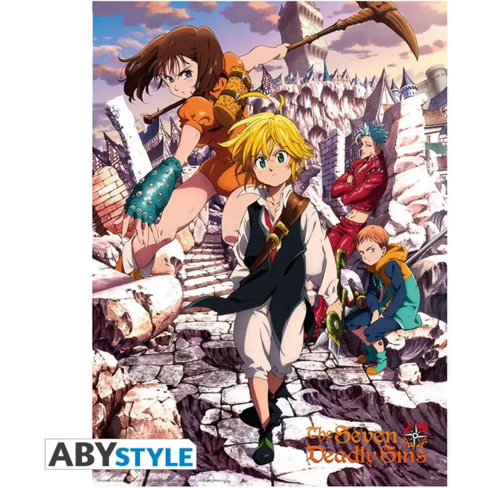 The Seven Deadly Sins - Meliodas & Sins Boxed Poster Set (20.5"x15") - ABYstyle