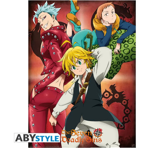 The Seven Deadly Sins - Meliodas & Sins Boxed Poster Set (20.5