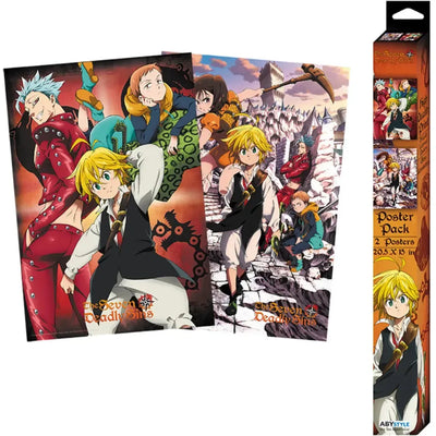 The Seven Deadly Sins - Meliodas & Sins Boxed Poster Set (20.5