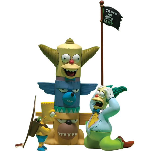 シンプソンズ KAMP KRUSTY フィギュアセット The Simpsons Kamp Krusty Totem Pole set, original packaging