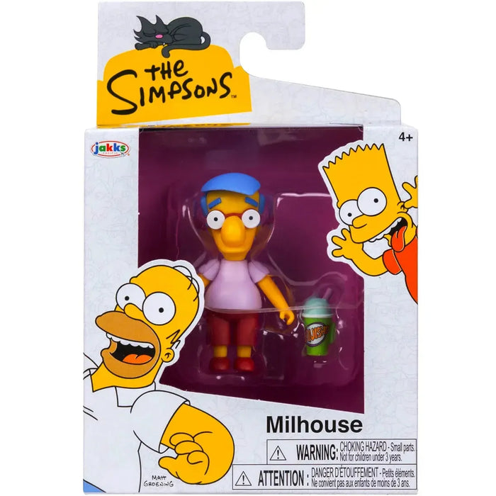 The Simpsons - Milhouse and Squishee Action Figure (2.5") - Jakks Pacific - Wave 3 Series