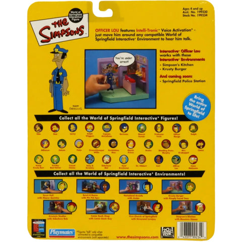 The Simpsons - Officer Lou Interactive Action Figure (5