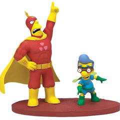 The Simpsons - Radioactive Man And Fallout Boy Action Figure - McFarlane Toys - Series 2 (2007)