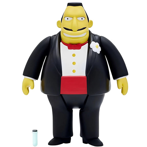 The Simpsons - Senator Mendoza Action Figure - Super7 - ReAction Figures Series, Wave 1