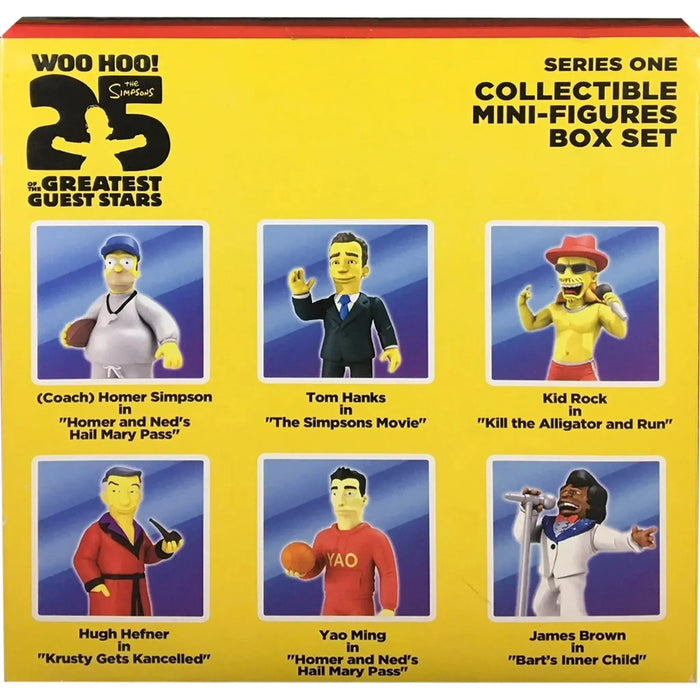 The Simpsons - Woo Hoo! 25th Anniversary 6-Piece Collectible Mini-Figures Box Set (3.75") - NECA - Series 1 - (2013)