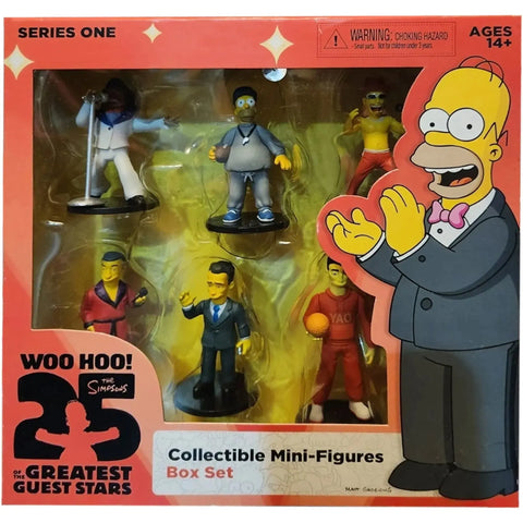 The Simpsons - Woo Hoo! 25th Anniversary 6-Piece Collectible Mini-Figures Box Set (3.75