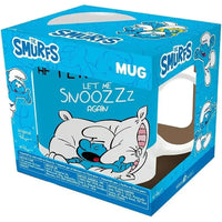 The Smurfs - Before & After Coffee Lazy Smurf Mug (Ceramic, 11 oz.) - ABYstyle- Image 1