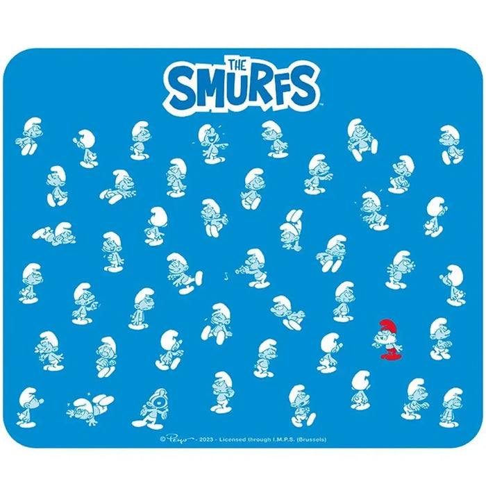 The Smurfs - Different Smurfs Mousepad (9.25"x7.75") - ABYstyle