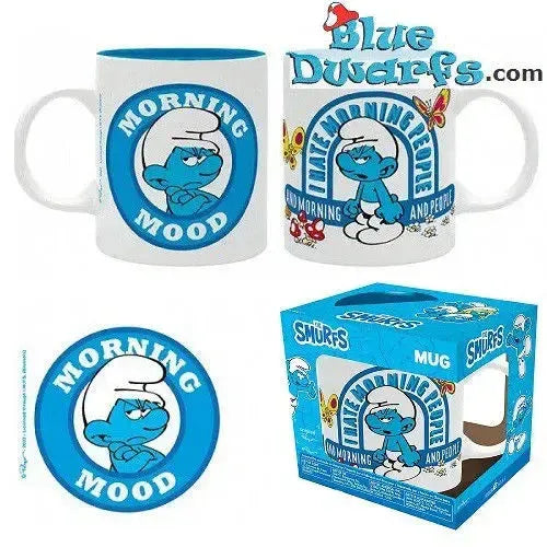 The Smurfs - Grouchy Smurf Mug (11 oz) - The Good Gift