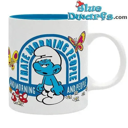 The Smurfs - Grouchy Smurf Mug (11 oz) - The Good Gift