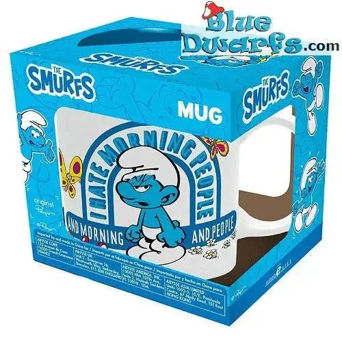 The Smurfs - Grouchy Smurf Mug (11 oz) - The Good Gift