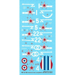 The Soviet Air Force - Yakovlev Yak-3 “Normandie-Niemen” Military Plane Model Kit (1:72 Scale, Plastic) - Heller