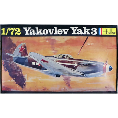 The Soviet Air Force - Yakovlev Yak-3 “Normandie-Niemen” Military Plane Model Kit (1:72 Scale, Plastic) - Heller
