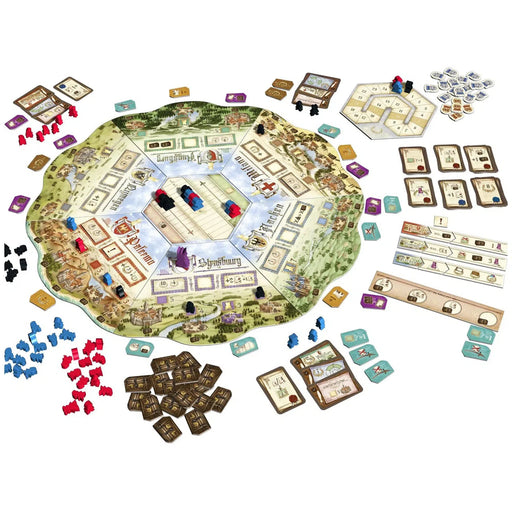 The Staufer Dynasty: Under the Reign of Henry VI - Strategy Civilization Board Game for Family, and Adults (2-5 Players, Ages 13+) - Z-Man Games