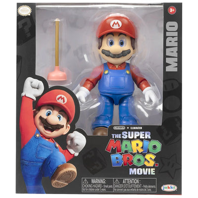 The Super Mario Bros. Movie - Mario with Plunger Action Figure (5