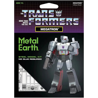 The Transformers: More than Meets the Eye - Megatron Figure Model Kit (Steel, Moderate Difficulty) - Fascinations - Metal Earth Series