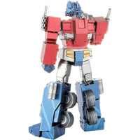 The Transformers: More than Meets the Eye - Optimus Prime Figure Model Kit (Steel, Moderate Difficulty) - Fascinations - Metal Earth Series